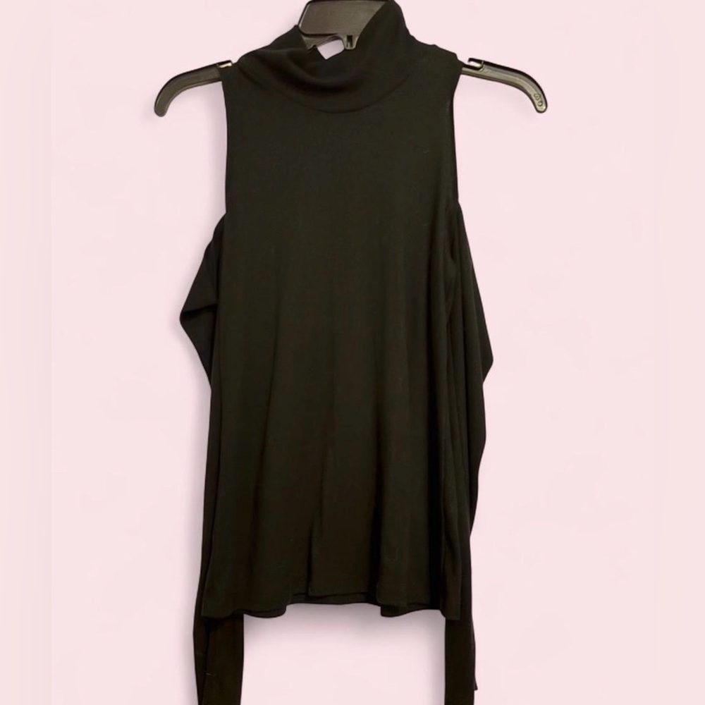 EARTHBOUND Black Ribbed Sleeveless Top